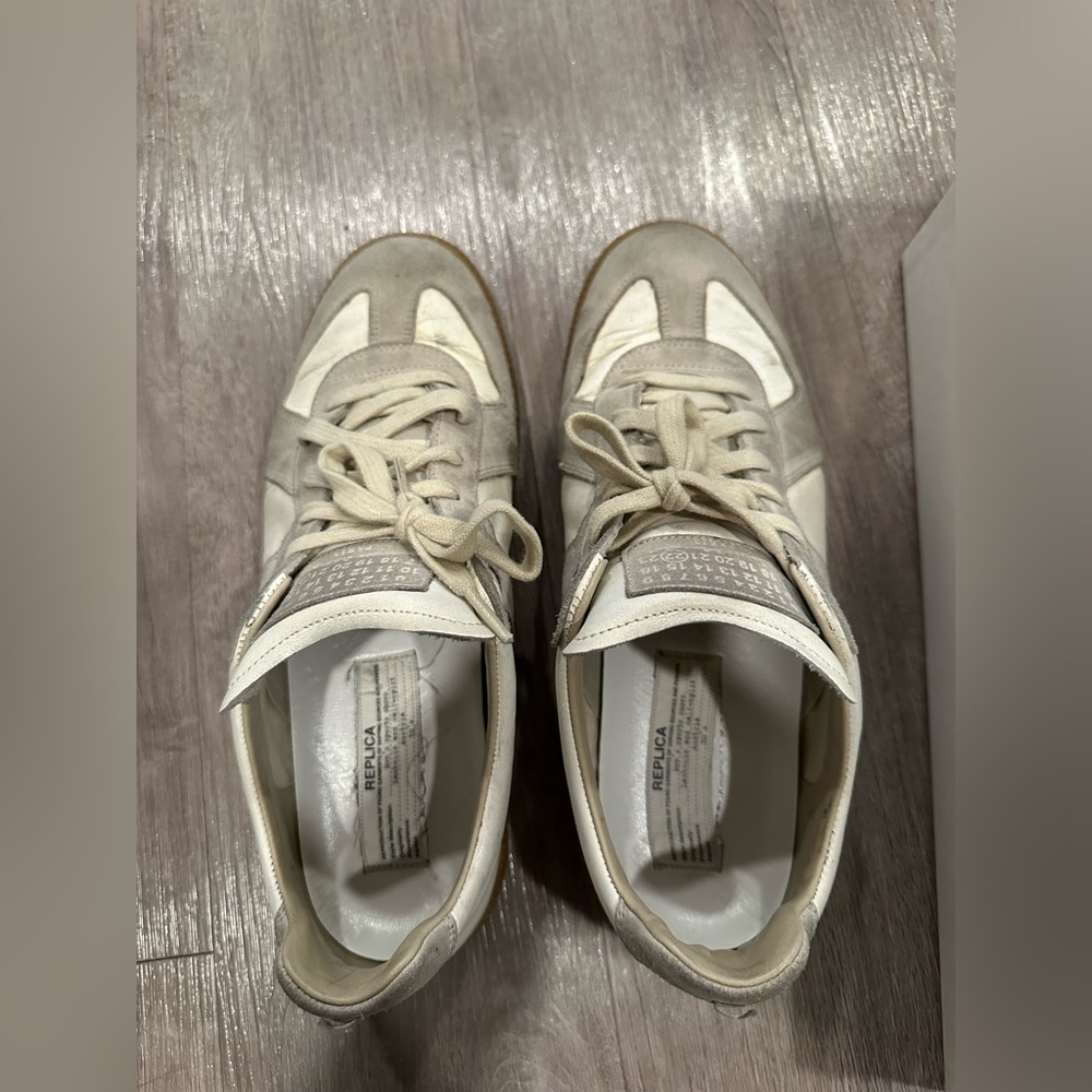 Maison Margiela White & Grey Replica Sneakers